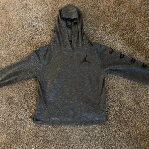 Jordan Dri-Fit Long Sleeve Grey Shirt